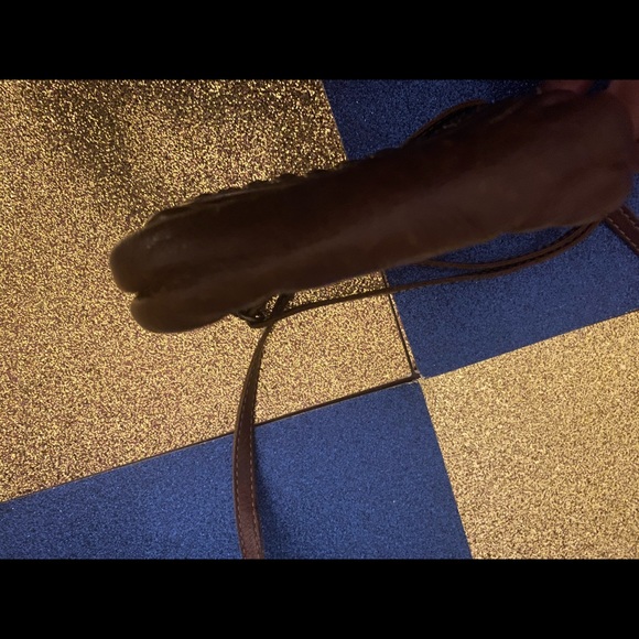 RARE FRYE GORG STUDDED COGNAC CROSSBODY Bag LUX - Picture 5 of 8